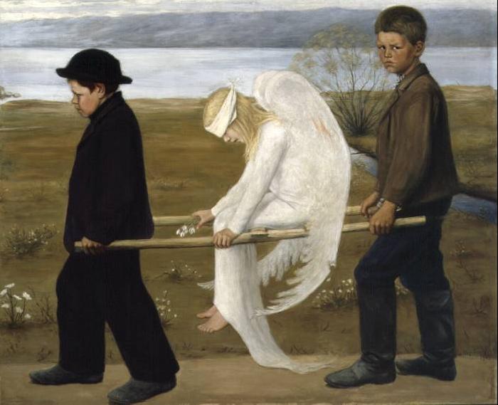 Hugo Simberg The Wounded Angel - Hugo Simberg